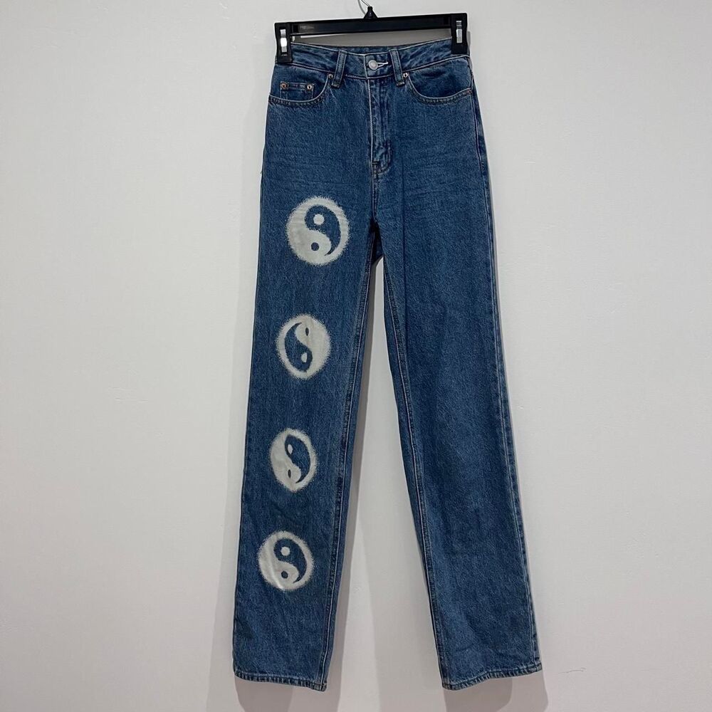 Pacsun Women's Blue and Navy Jeans